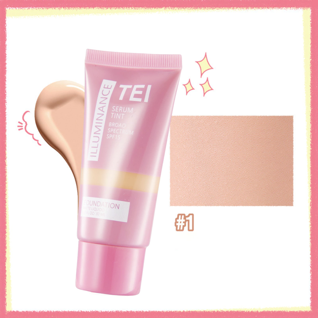 Base de Maquillaje Iluminance Tei Serum Tint Foundation SPF15 #1
