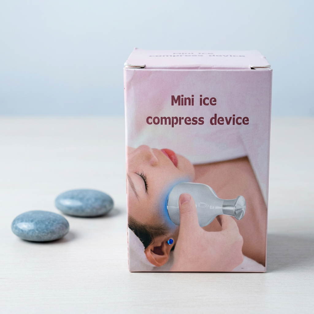 Mini dispositivo de compresión de hielo para la cara