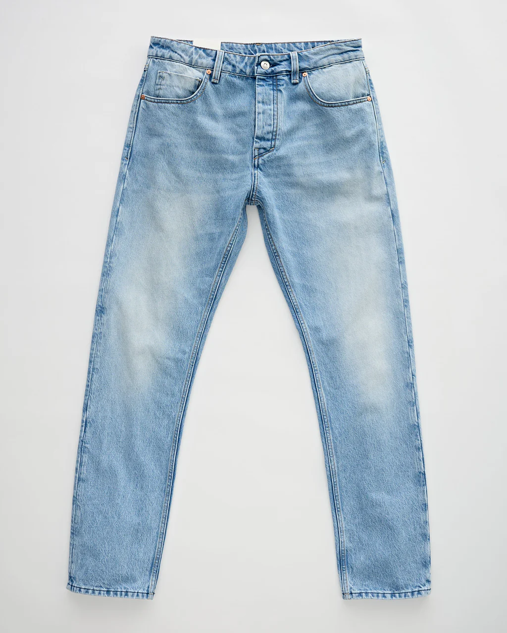 Jeans de mezclilla de lavado claro