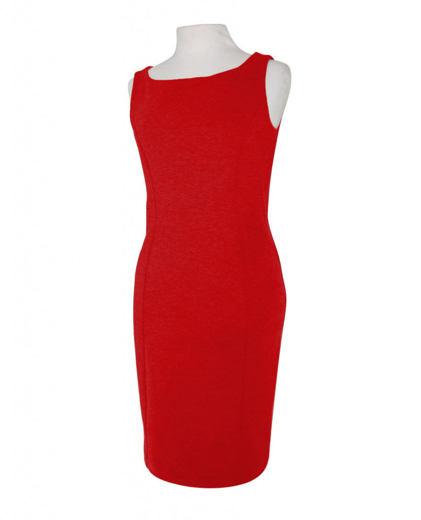 Vestido Rojo sin Mangas