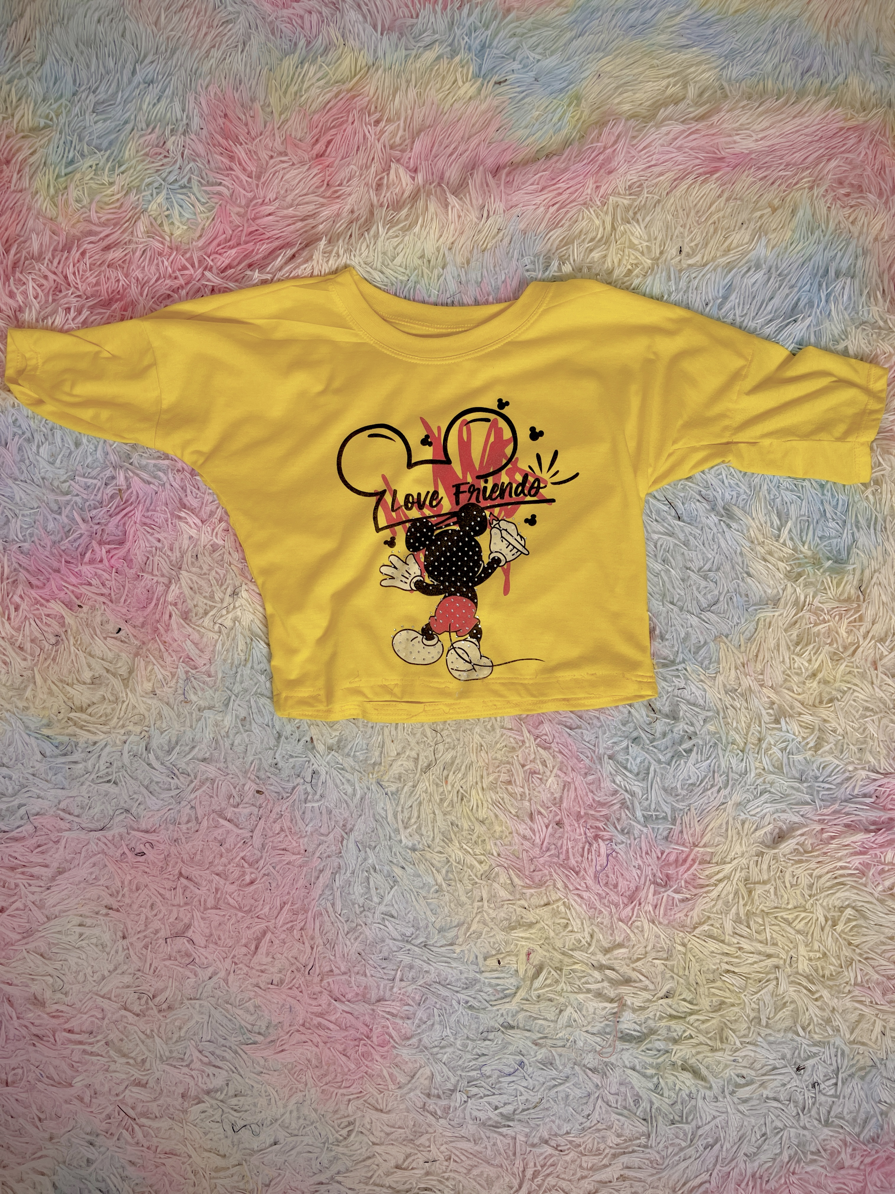 Blusa amarilla con estampado de Minnie Mouse